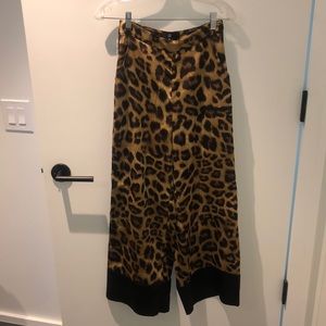 Misguided Pajama Style pants in Leopard Print
